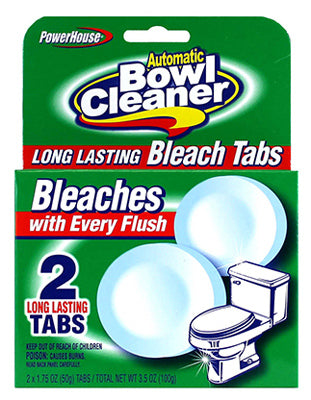 Automatic Toilet Bowl Cleaning Tablets, Bleach, 2-Pk. (Pack of 12)