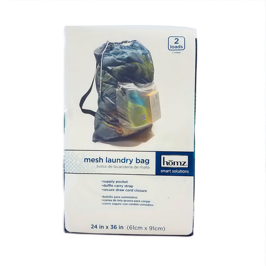 Homz Multicolored Mesh Fabric Laundry Bag