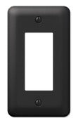 Amertac 935RBK 1 Rocker Black Steel Devon Wallplate