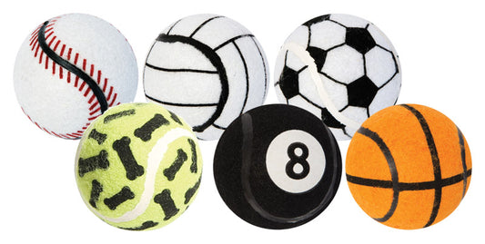 Animal Planet  Assorted  Assorted Tennis Balls  Rubber  Pet Tennis Balls  Small