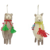 Celebrations Alpaca Christmas Ornament (Pack of 6)
