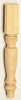 Waddell 15-1/4 in. H Dual Wood Table Leg
