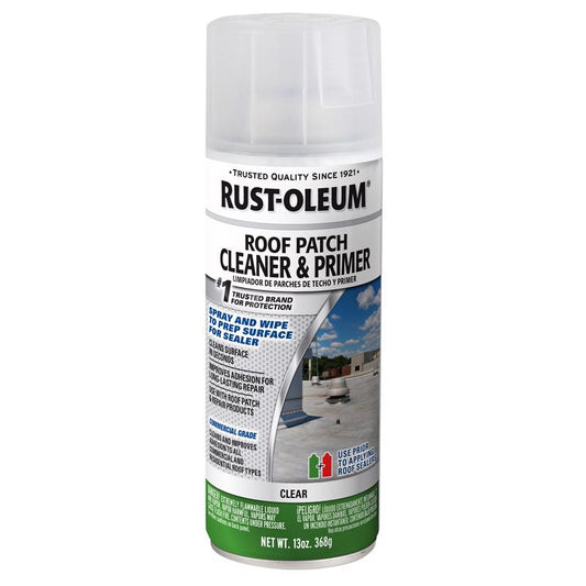 Rust-Oleum Clear Solvent-Based Roof Patch Cleaner and Primer 13 oz (Pack of 6)