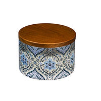ZCANDLES BLUE DENIM FLORAL
