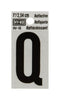Hy-Ko 1 in. Reflective Black Vinyl Letter Q Self-Adhesive 1 pc. (Pack of 10)