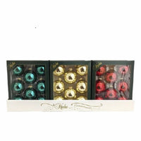 8PK Solid GLS Ornaments (Pack of 12)