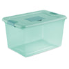 Sterilite 15077Y06 64 Quart Aqua Fresh Scent Box (Pack of 6)