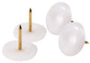 Softtouch White 7/8 in. Nail-On Plastic Chair Glide 4 pk