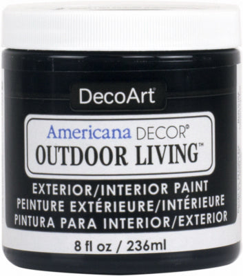 Americana Decor Outdoor Living Craft Paint, Iron Gate, 8-oz. (Pack of 3)