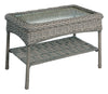 Living Accents  Rectangular  Gray  Glass  Kingston  Coffee Table