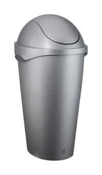 Umbra 12 gal. Nickel Swing-Top Wastebasket (Pack of 3)