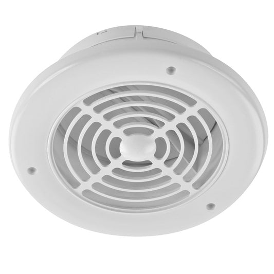 Imperial 4 in. W X 4 in. L White Plastic Exhaust Vent