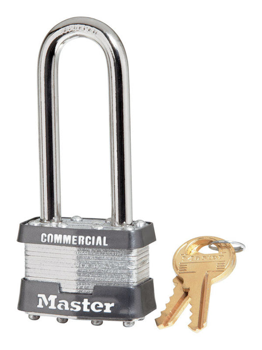 Master Lock 1-5/16 in. H X 1-3/4 in. W Steel Pin Tumbler Padlock Keyed Alike