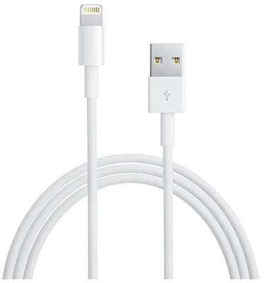 Lightning Power & Sync Cable, White, 10-Ft.