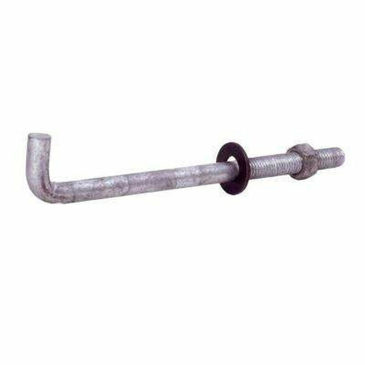 Pro-Fit 1/2 in.   D X 10 in.   L Steel Round Head Anchor Bolts 50 pk