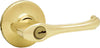 Kwikset  Dorian  Polished Brass  Entry Lockset  ANSI/BHMA Grade 3  1-3/4 in.