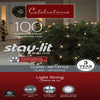 Celebrations Stay-lit Incandescent Mini Clear/Warm White 100 ct Net Christmas Lights 4 ft.