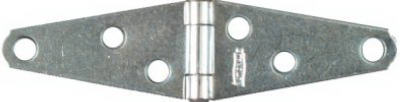 Bisagra de correa, zinc, 2 pulgadas (paquete de 10)
