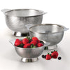 3 Pk Stainless Steel Colanders