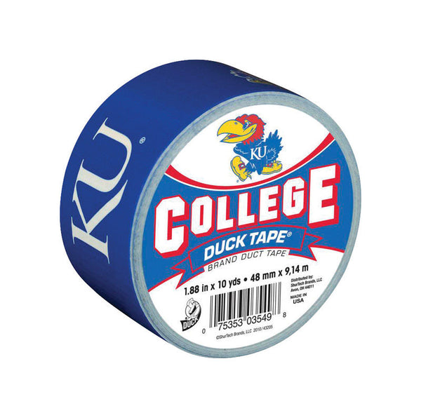 Duck College Logo Duct Tape High Performance 10 Yd. University Of Kansas