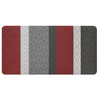 Multy Home 39 in.   L X 20 in.   W Red Farima Indoor Foam/Vinyl Anti Fatigue Mat