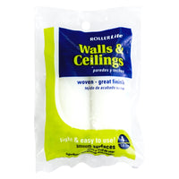 RollerLite White Velvet Woven Dralon Fabric 4 in. W X 1/4 in. Mini Paint Roller Cover Refill 2 pk