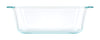 Pyrex 1134490 8 X 8 X 3 Clear Glass Deep Baking Dish