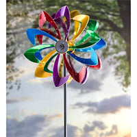 75" LED SOLAR FLWR WIND SPINNR