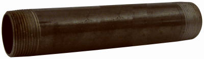 .25-In. x 10-Ft. Steel Pipe, Threaded, Black