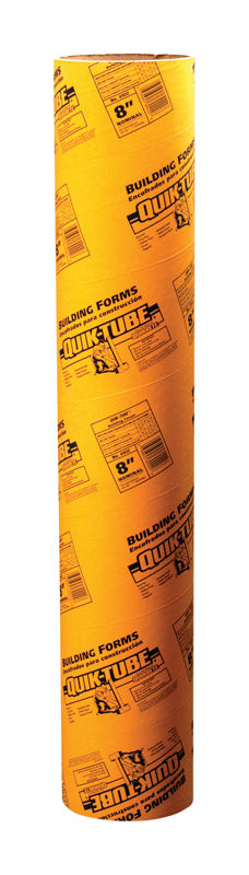 Quikrete Cardboard Concrete Weather Resistant Building Form Tube 4 L ft. x 8 Dia. in. (Pack of 4)