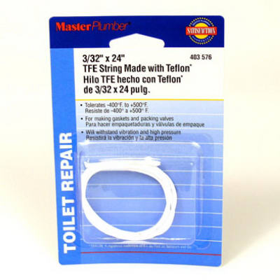 TFE String With Teflon, 3/32 x 24-In. (Pack of 12)