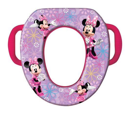 Ginsey  Disney Minnie Mouse  Round  Soft  Child's Toilet Seat