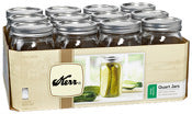 Kerr  Wide Mouth  Mason Jar  1 qt. 12 pk