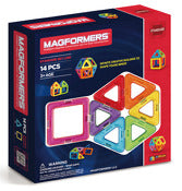 Magformers 63069 Magformers Rainbow Color 14 Piece Set