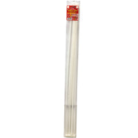 Tool City  40 in. L White  Cable Tie  10 pk