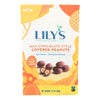 Lily's Sweets - Cvrd Peanut Milk Chocolate Stevia - Case of 12 - 3.5 OZ
