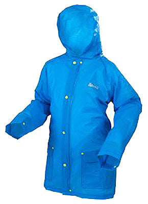 Rain Jacket, Small To Medium, Youth, Blue
