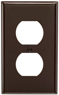 Leviton 016-80703-000 1 Gang Standard Brown Outlet Wallplate
