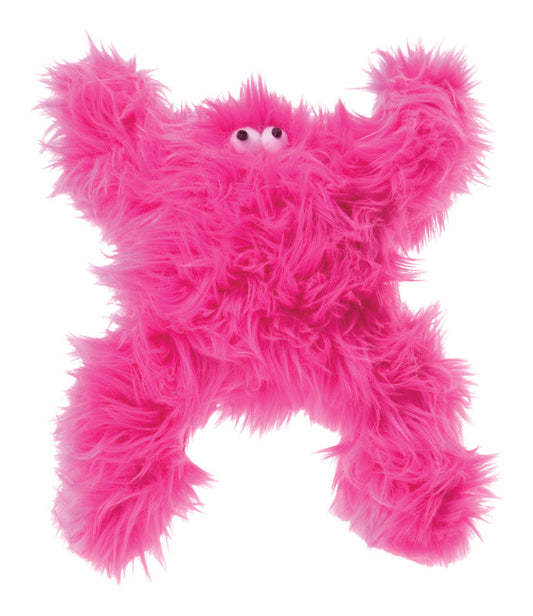 West Paw Hot Pink Boogey Plush Squeaky Dog Toy Large