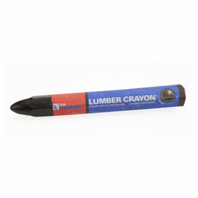 Lumber Crayon, Black (Pack of 12)