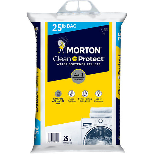 Morton Clean and Protect Water Softener Salt 25 lbs.