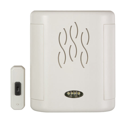 Carlon White Plastic Wireless Door Chime Kit