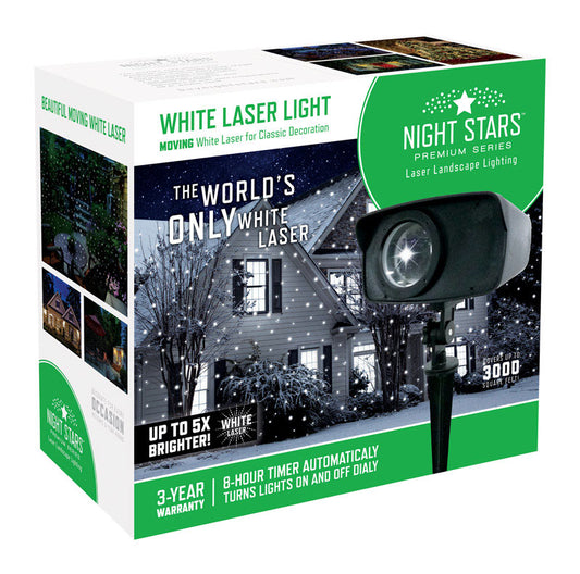 Night Stars  LED  Laser Light  White  1 lights