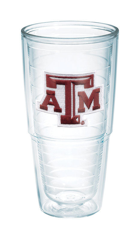 Tervis  24 oz. Texas A and M  Tumbler  Clear