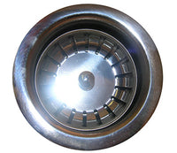 Kitchen Basket Sink Strainer, Stainless Steel, 3-1/2-In. O.D.