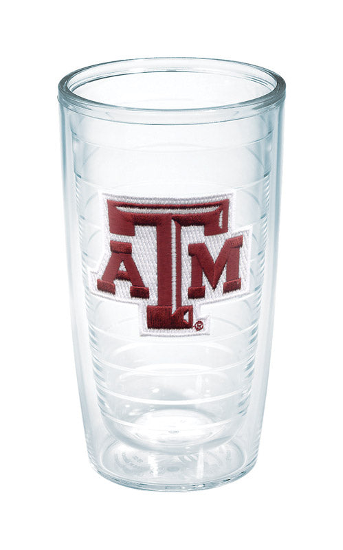 Tervis  Collegiate  16 oz. Texas A&M Aggies  Clear  BPA Free Tumbler
