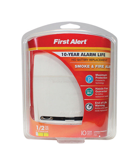First Alert P910 White Photoelectric Smoke Alarm                                                                                                      