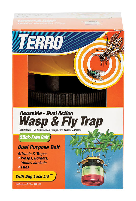 TERRO Wasp & Fly Trap 6.7 oz. (Pack of 6)