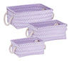Honey Can Do  6 in. H x 10 in. W x 13 in. D Tote Bin