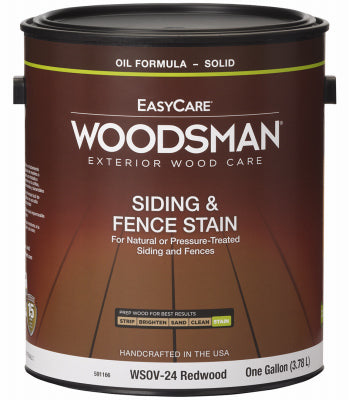 Oil House & Trim Stain, Solid-Color, Redwood, 1-Gallon (Pack of 2)
